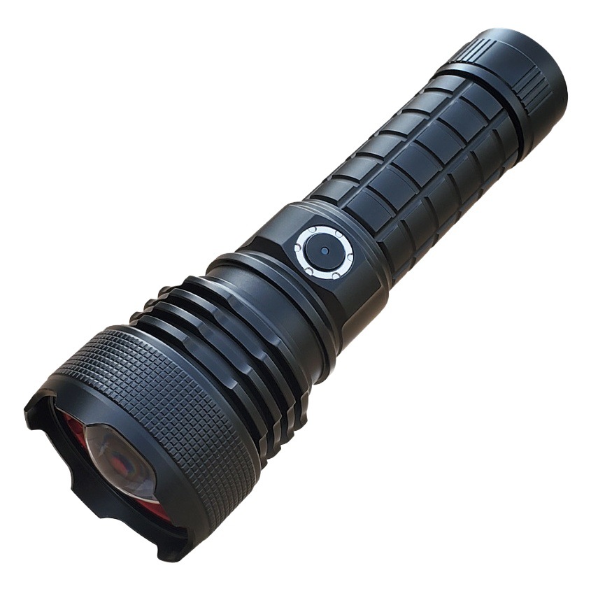 Nuevo Amazon 30W láser blanco LED linterna recargable de enfoque de largo alcance fuerte luz al aire libre P160 lámpara de iluminación