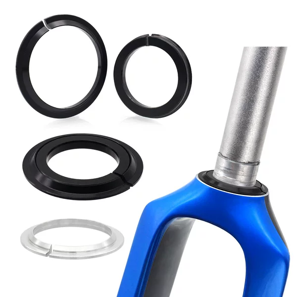 Mountain road bike head Bowl set bottom gear aluminum alloy 28.6 straight tube 1.5 tapered tube front fork open bottom gear