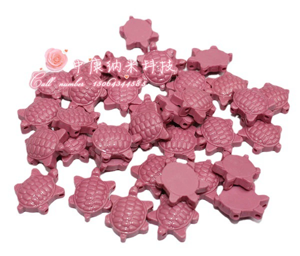 Оптовый Temaline Pearl Glaze Light Light Light Small Long Life Turtle Stone Little Turtle 3 Color Selection Jewelry Sanzhu