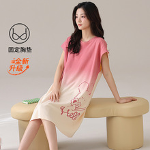 2025�ļ��¿��100%ŮԲ����ͷ���ص����˯��ȹŮ�Ҿӷ����⴩