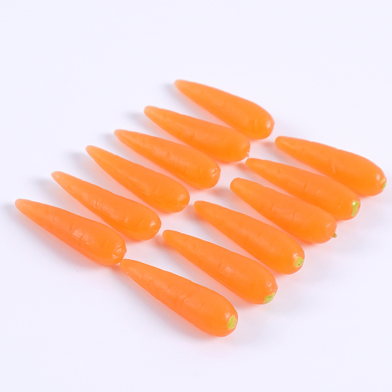 仿真迷你胡萝卜小萝卜微缩食玩小蔬菜过家家玩具diy手工食材配件|undefined
