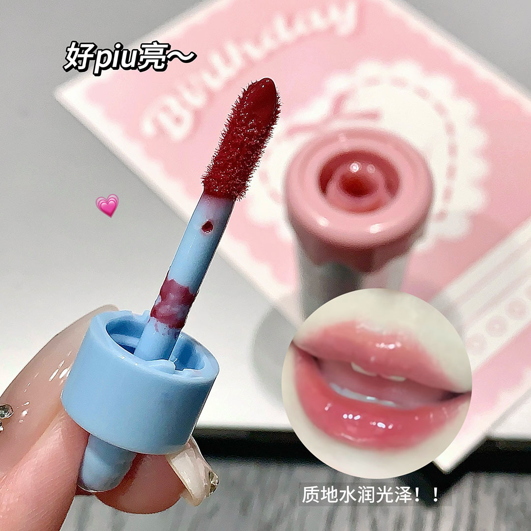 Cappuvini HandiHaler esmalte labial espejo esmalte labial líquido esmalte labial transparente esmalte labial barato para estudiantes