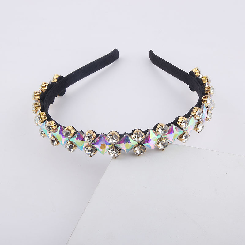 fashion diamondstudded geometric colorful headbandpicture4