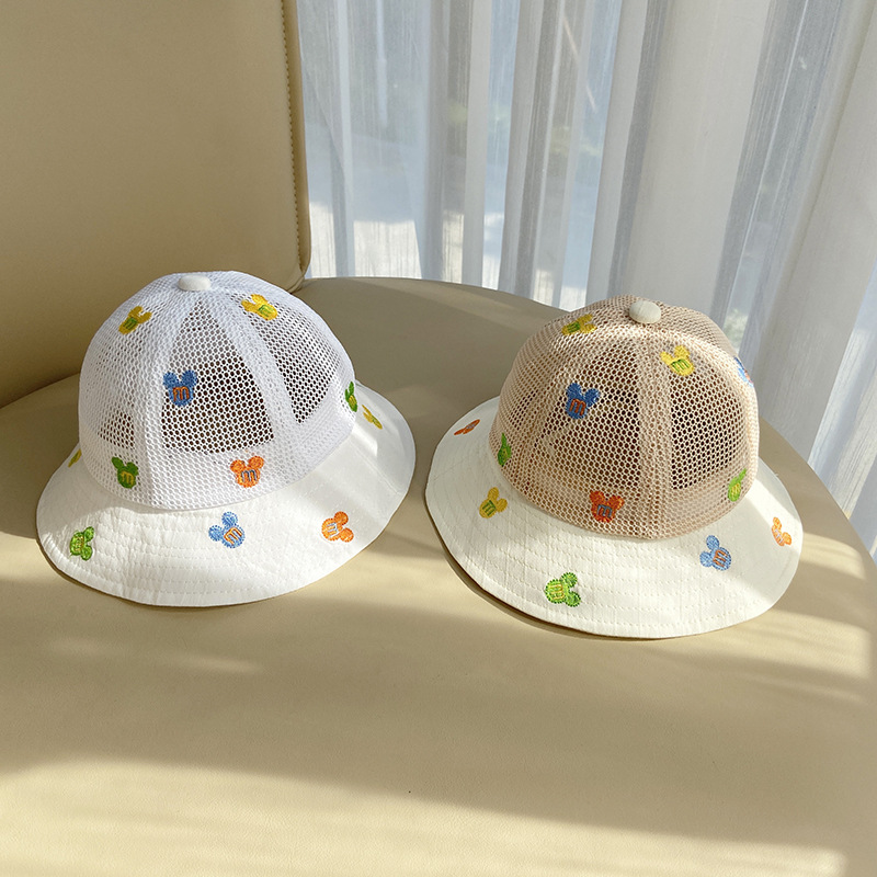 men and women baby Hat summer Thin section Sunscreen Sun hat children sunshade Fisherman hat Infants Bucket hats Summer hat