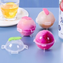 威士忌大冰球模具 圆形冰盒硅胶球形冰格制冰器冻冰块神器家用