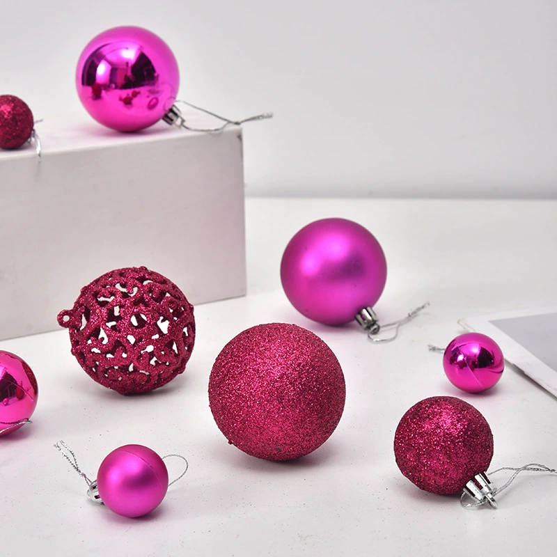 Gift box, plastic set, Christmas decorations, direct factory sales, 3/4/6cm