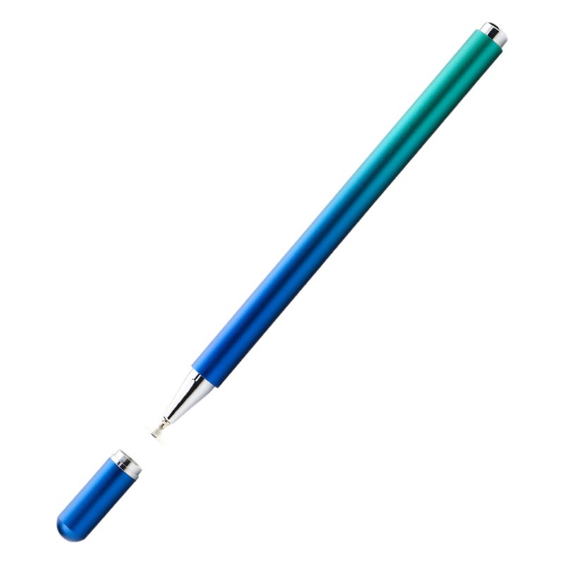 Gradiente de color magnético pantalla táctil pluma incorporada reemplazable lechón pluma cabeza disco transparente condensador stylus