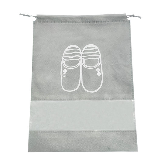 Spot Non-woven Shoe Bag Storage Bag Shoes Storage Drawstring Shoes Storage Bag Dust Bag Zipper Shoe Bag
