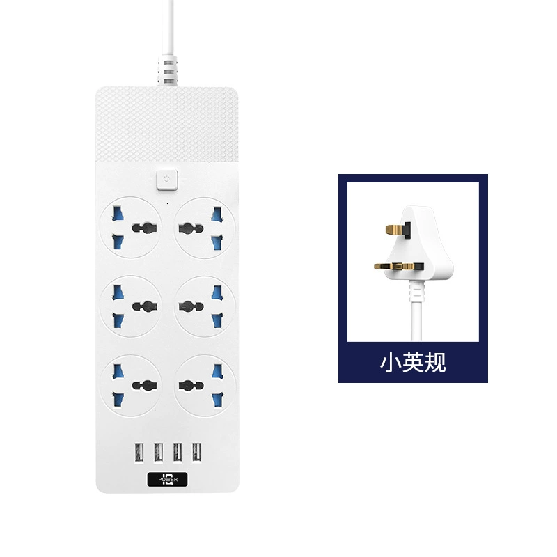 Cross -border plug -in multi -plug -in lemur socket Drag board Amazon Malaysia British Bidding USB Smart Plug