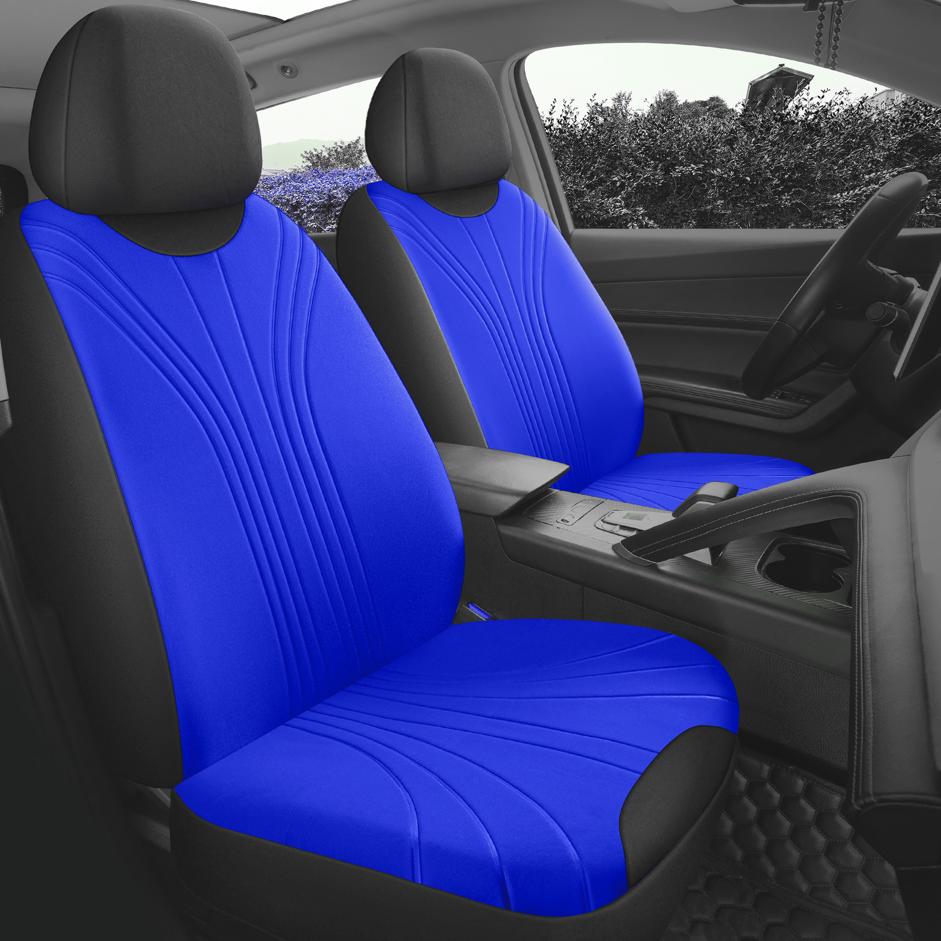 Cross-Border Best-Selling 3D Embossed Glacier Pattern Universal Car Seat Cover Cushion Amazon Temu Meike Duo Russia
