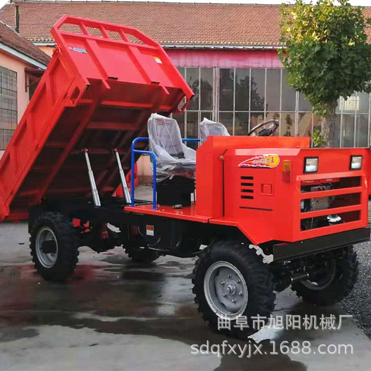 25马力建筑工地四轮车 隧道施工柴油运输车 承载力大工程自卸车