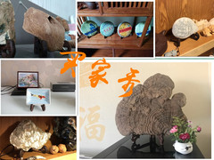 Solid Wood Chicken Wing Wood Triangular Stand Pu'er Tea Cake Wood Stand Plate Rack Craftsmanship Ornament Stand Plate Base for Display