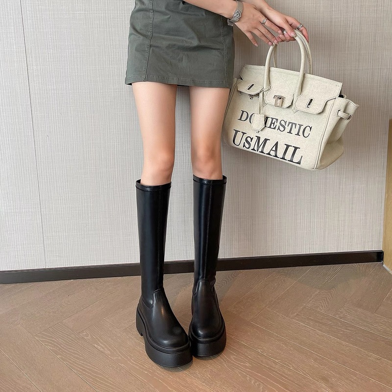 Slim Boots for Women, Long Boots, 2026 New Autumn and Winter Versatile Over-The-Knee Thick-Soled Slimming Boots for Petite Individuals, Riding Boots Slim Boots for Women, Long Boots, 2026 New Autumn and Winter Versatile Over-The-Knee Thick-Soled Slimming Boots for Petite Individuals, Riding Boots