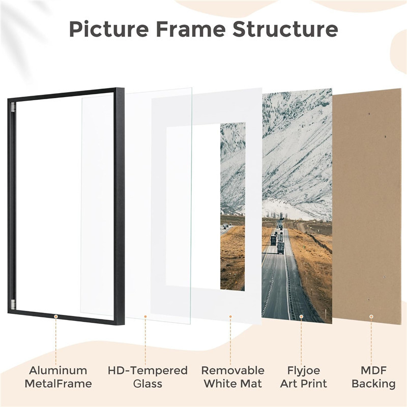 Aluminum Alloy Photo Frame Picture Frame Wall Hanging Metal Business License Frame Elevator Advertising Frame Promotional Frame Poster Frame Wholesale