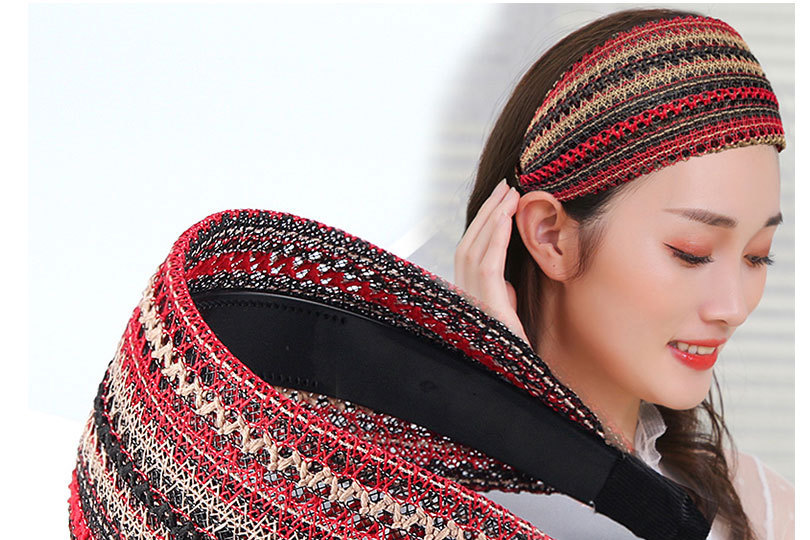 Ethnic Style Geometric Cloth Hair Band display picture 1