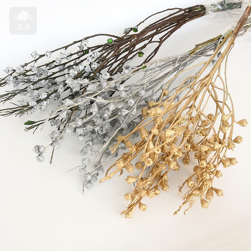 Preserved Flower Materials for Preserved Flower Gift Box with Glass Cover, Preserved Eucalyptus Fruits