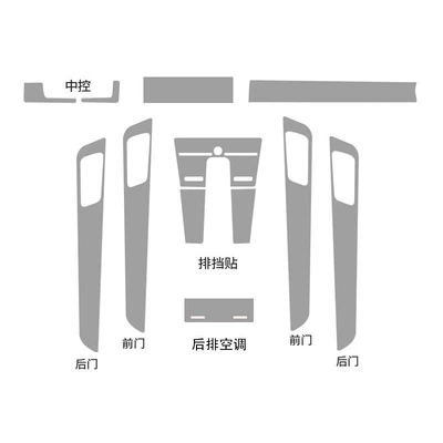 23 New Models of Macan — Car interior film