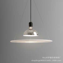 意大利餐厅吊灯Flos Frisbi经典设计师灯具书房餐桌简约飞碟吊灯