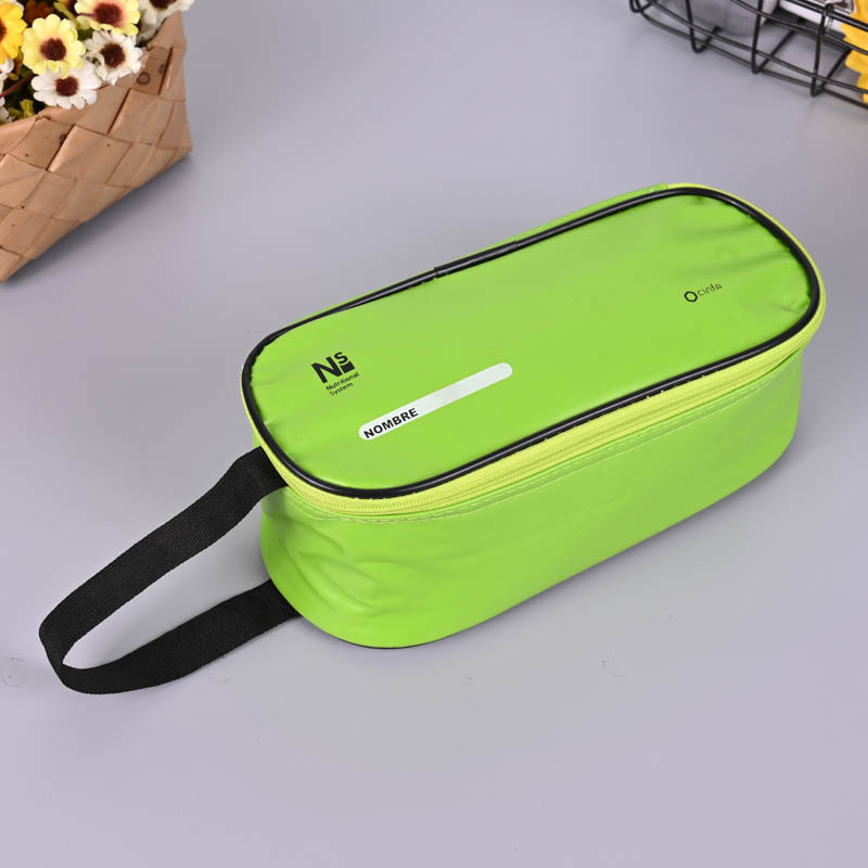 个性简约学生上班族便当盒打包袋加厚铝箔手提袋耐用拉链款制定