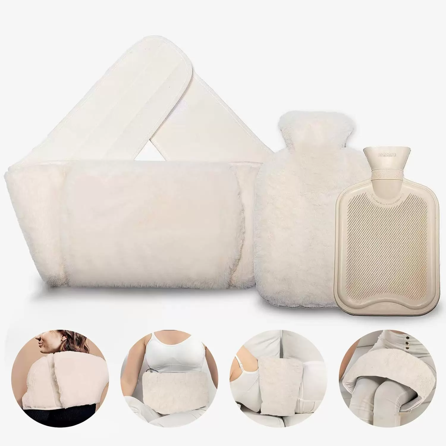 亚马逊跨境现货经典款注水热水袋护腰暖肩暖水袋保温橡胶方型水袋