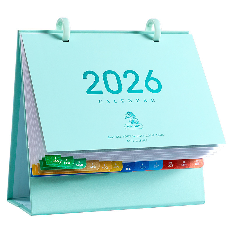 台历2026年新款桌面摆件日历定制创意活动送礼马年年历打卡记事本|undefined