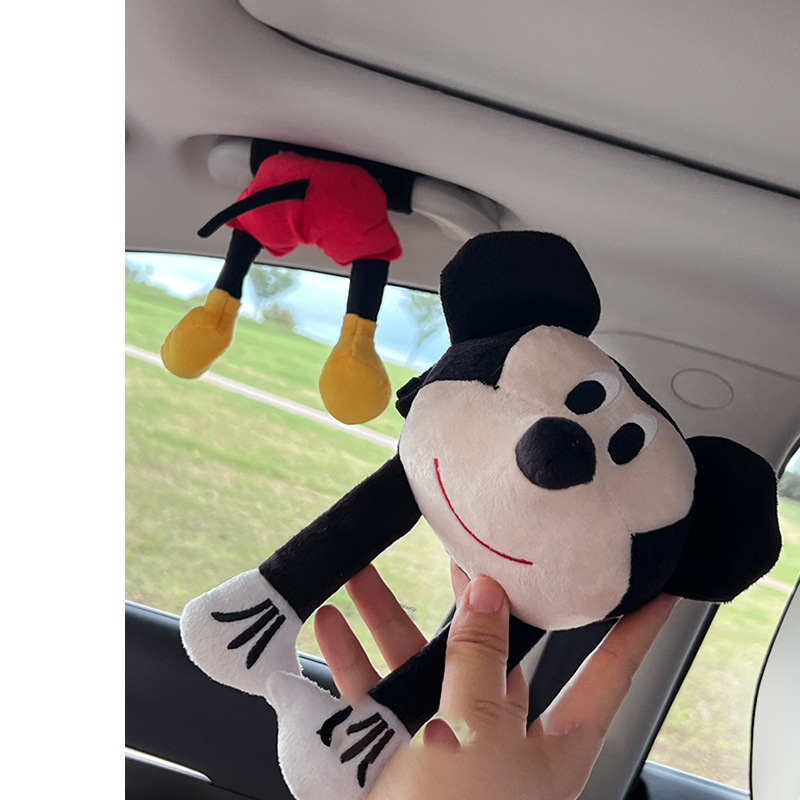 Nuevos productos creativos Minnie butt porta de automóvil cubierta lindo mango de coche para proteger el techo guante para la decoración del automóvil