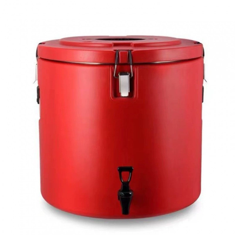 Изолированное ведро из нержавеющей стали для коммерческого использования, ведро для чая с молоком большой емкости, ведро для льда, ведро для соевого молока, ведро для кипящей воды, ведро для чая, ведро для супа, новое.