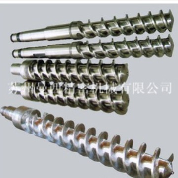 厂家供应注塑机用螺杆/注塑机料筒螺杆/螺杆头双金属螺杆涂铬螺杆
