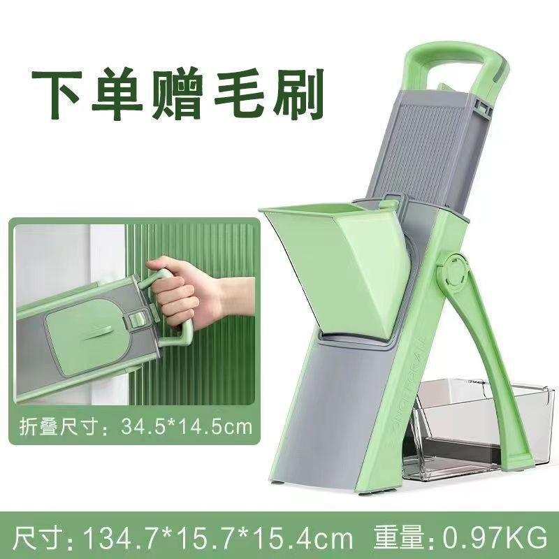 精工食品级厨房切菜器不锈钢一键切菜切柠檬片可切片切丝|undefined