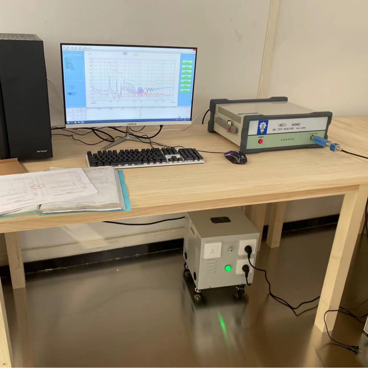 储能电源产品emc测试设备-emi传导辐射测试接收机配套 周s