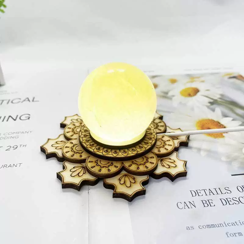 Деревянный держатель для LED-лампы, ночник