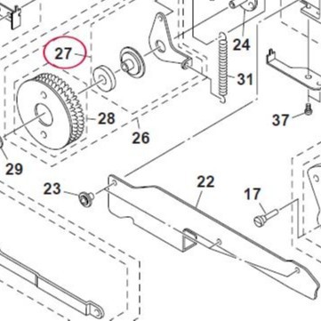CL��8MM�ɴﵥ���� ��� KW1-M1192-00X INDENTATION LVR ASSY