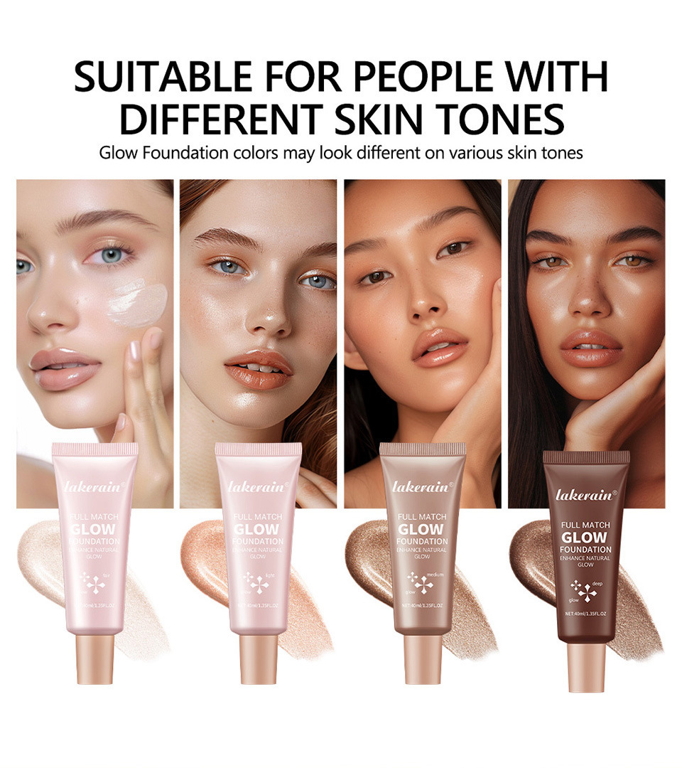 Cross-border Lakerain Luminous Foundation Is Clear Moisturizing, Provides Natural Coverage, Long-lasting, Not Easy To_voghion.com