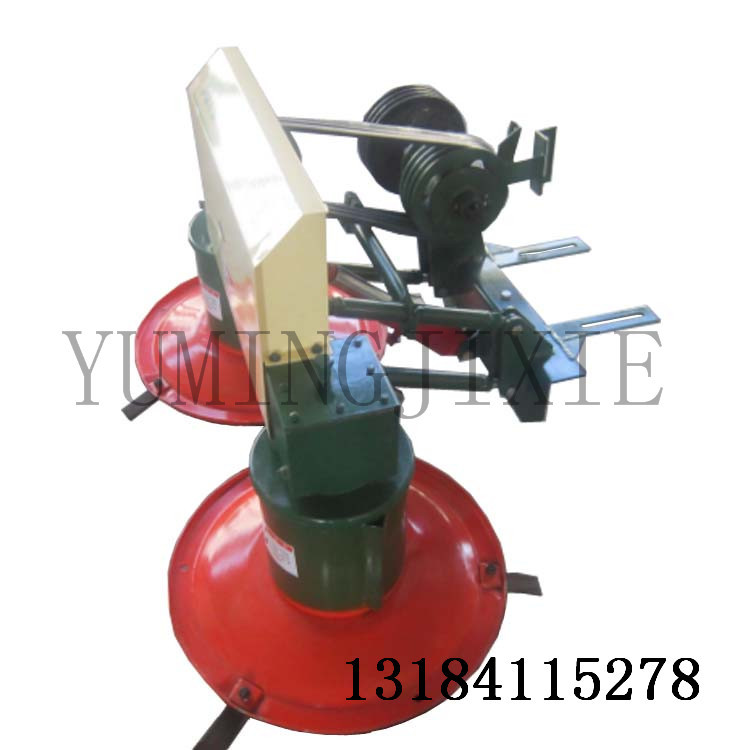 新款拖拉机带前置圆盘割草机单盘割草机牧草收割机双盘割草机厂家