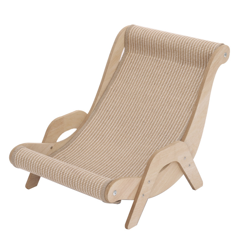 Silla reclinable para gatos Silla para gatos Nido para gatos, resistente al desgaste, sin caspa, nido para gatos, placa de garra para gatos, sofá, cuerda para sillón para gatos