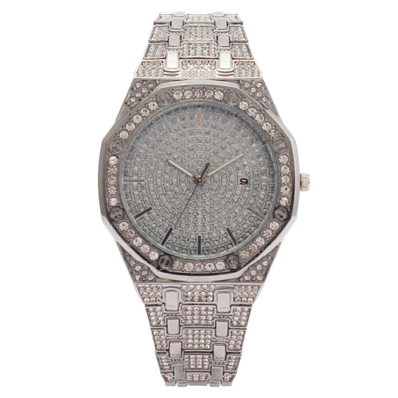 Fashionable calendar, swiss watch, women's watch, city style, diamond encrusted, Physicals, wholesale