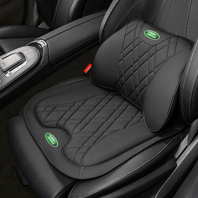 Velar Headrest and Lumbar Support | Car roof lining - 1-land-rover-lumbar-support-1-seat-cushion-premium-black