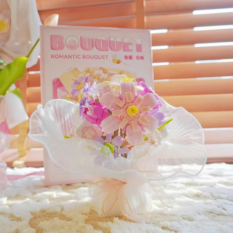 クロスボーダーヒーリングビルディングブロック DIY キャビンマイマイランヤズ女の子組み立てセットおもちゃままごと誕生日ギフト|undefined