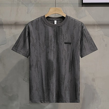 冰丝棉短袖t恤男夏季2025新款男装百搭短裤休闲潮牌男士外套上衣