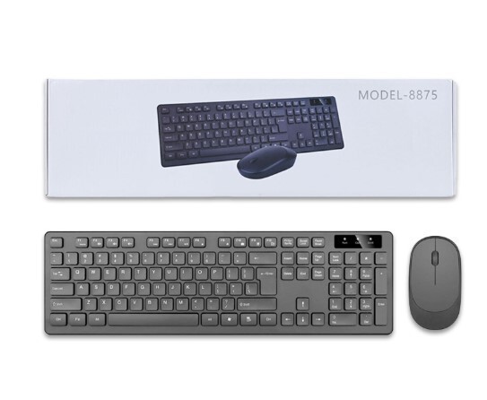 8875爆品2.4Gファッション個性デスクトップノートパソコン防水無線キーマウスセット小型|undefined