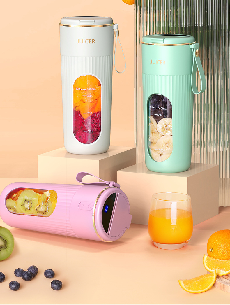 Tragbarer Mini-Elektroentrafter und Smoothie-Mixer