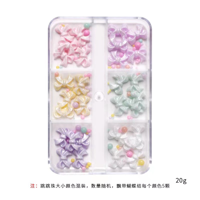 Mermaid Hermione color mezclado in viento material de manicure taladro accesorios de uñas accesorios de joyería de manicure al por mayor