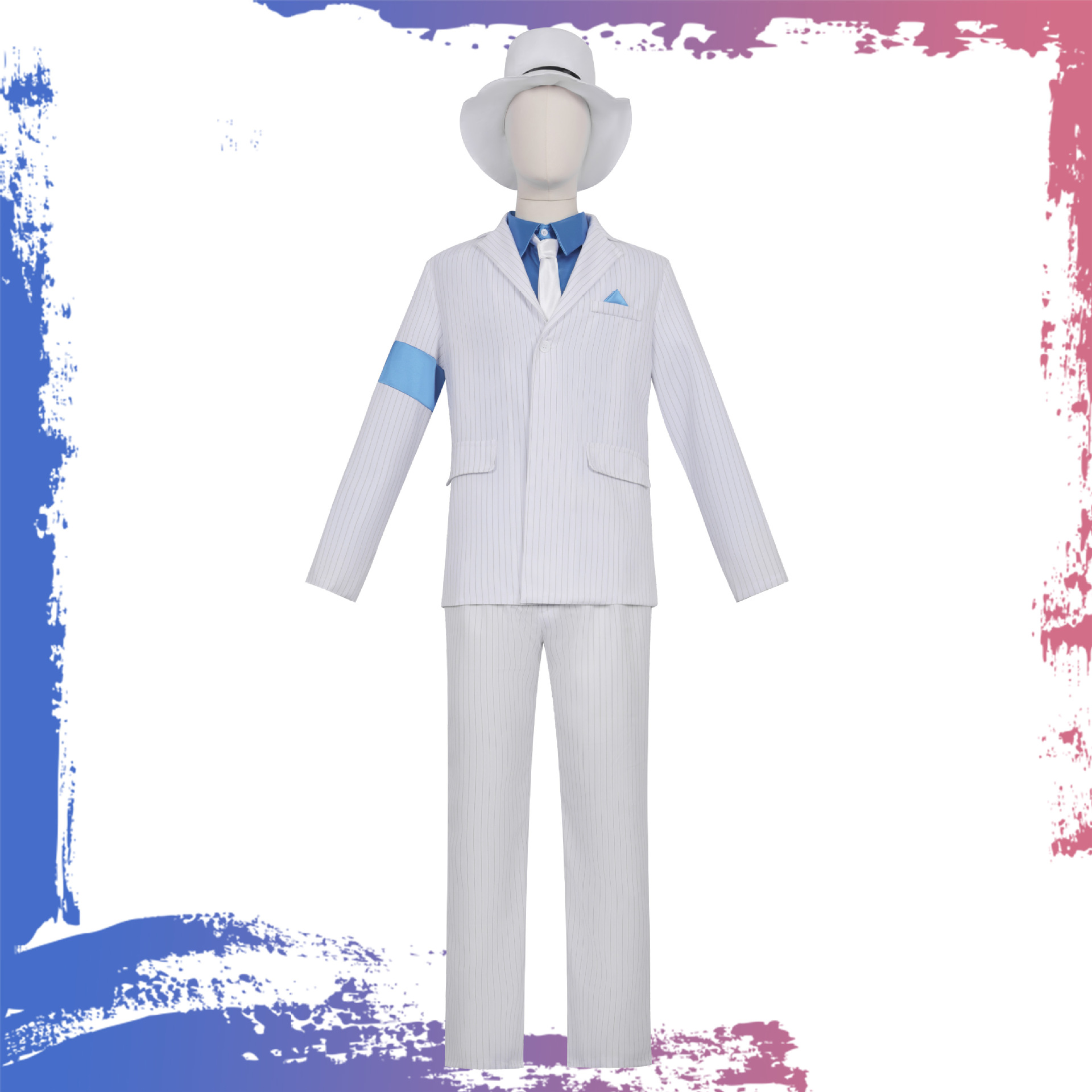Michael Jackson cosplay costume, stage performance cosplay outfit, Halloween set.