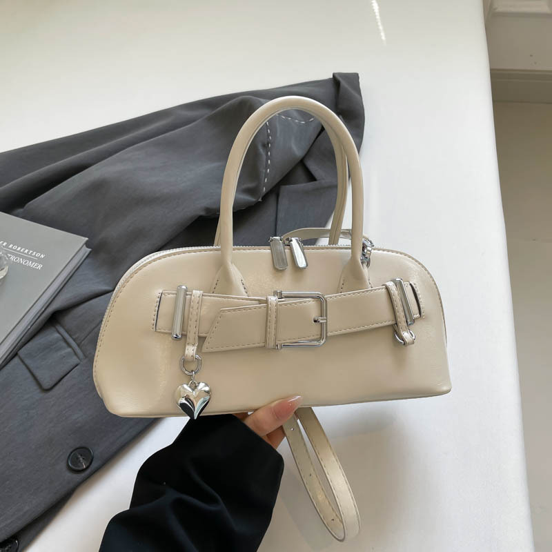 Bolso de concha de moda de Amazon transfronterizo para mujer 2025 bolso de almohada portátil de moda de alta gama europeo y americano bandolera