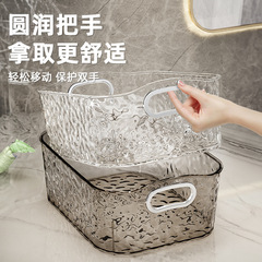 Acrylic storage box, desktop cosmetics, lipstick, snack transparent basket, skincare, mirror cabinet, vanity table, miscellaneous box