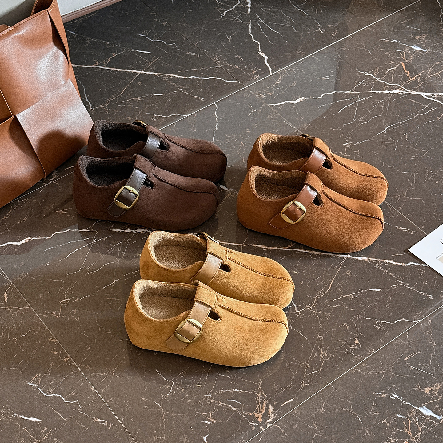 勃肯鞋内增高2025新款磨砂贴懒人真皮全包丑萌大头舒适厚底博肯鞋