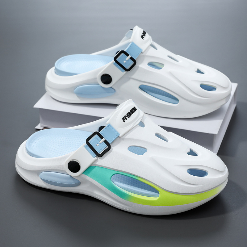 EVA primavera y verano hogar casual perezoso transpirable multicolor zapatos planos cómodos de playa sandalias de hombre