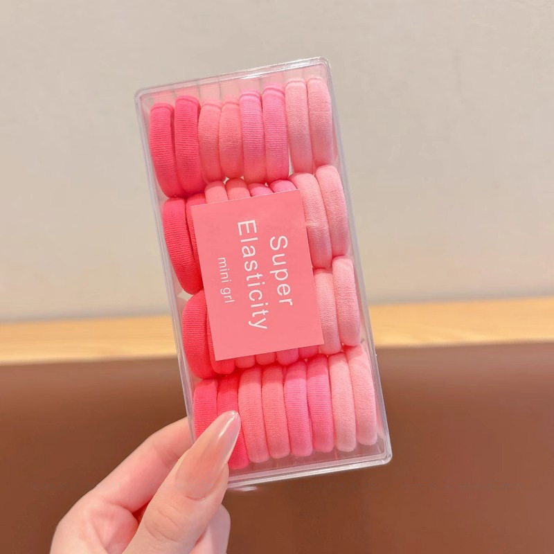 Niños cuerdas de cabello de dopamina de color niñas cuerdas de cabello de correa de cabello anillo de cabello bebé de alta elasticidad no lesiones cabello