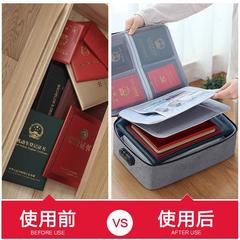 New multifunctional office document bag, travel document bag, storage bag, large capacity home outing file bag