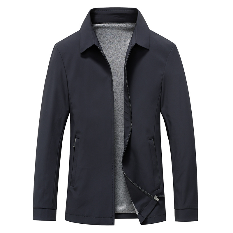 2026 Spring/Autumn Men's Outdoor Jacket Youth New Style Versatile High-End Business Lapel Solid Color Fashion Dropshipping 2026 Spring/Autumn Men's Outdoor Jacket Youth New Style Versatile High-End Business Lapel Solid Color Fashion Dropshipping